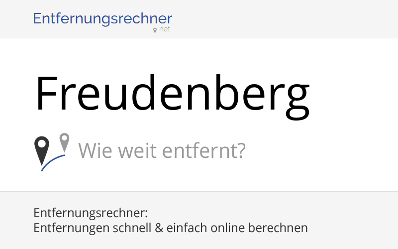 Wo liegt Freudenberg, Deutschland? Entfernung, Land & Karte