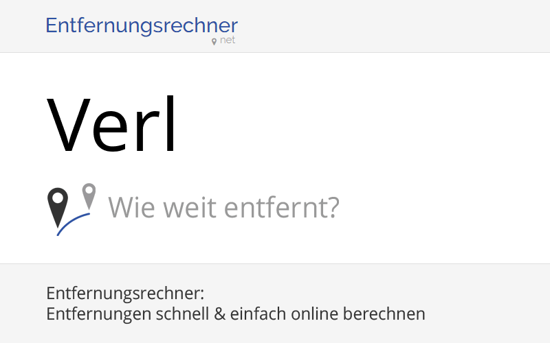 Wo liegt Verl, Deutschland? Entfernung, Land & Karte