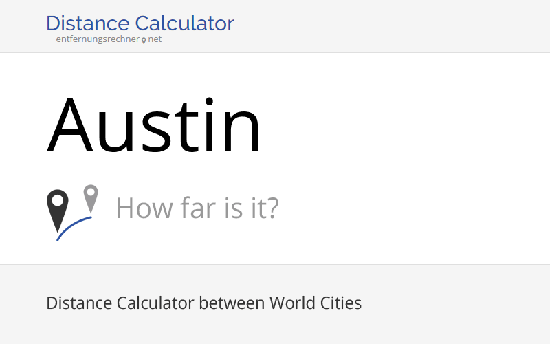 Where is Austin, United States located? Distance, Country & Map