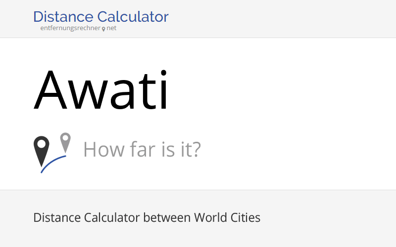 Where is Awati, China located? Distance, Country & Map