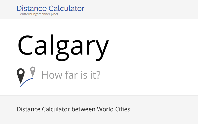 Where is Calgary, Canada located? Distance, Country & Map