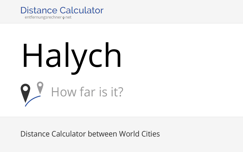 Where is Halych, Ukraine located? Distance, Country & Map