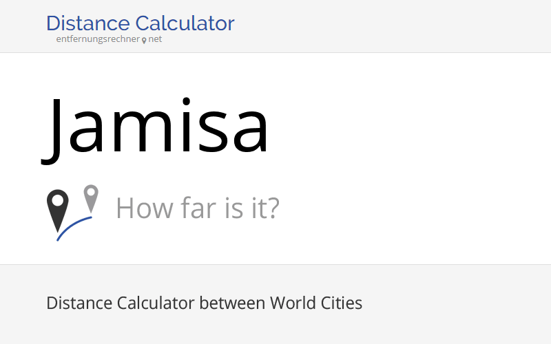 Where is Jamisa, Gambia located? Distance, Country & Map
