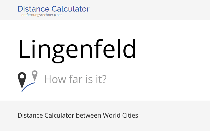 Where is Lingenfeld, Germany located? Distance, Country & Map