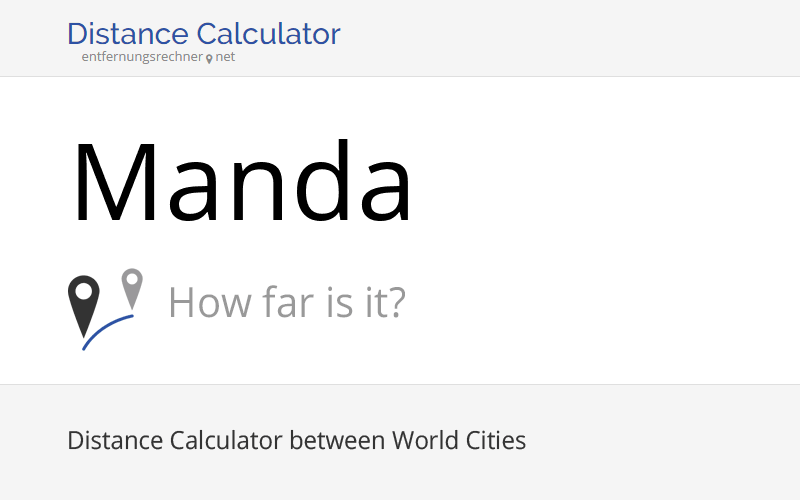 Where is Manda, Tanzania located? Distance, Country & Map