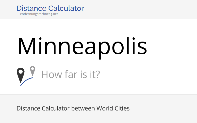Where is Minneapolis, United States located? Distance, Country & Map