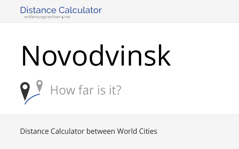 Where is Novodvinsk, Russia located? Distance, Country & Map