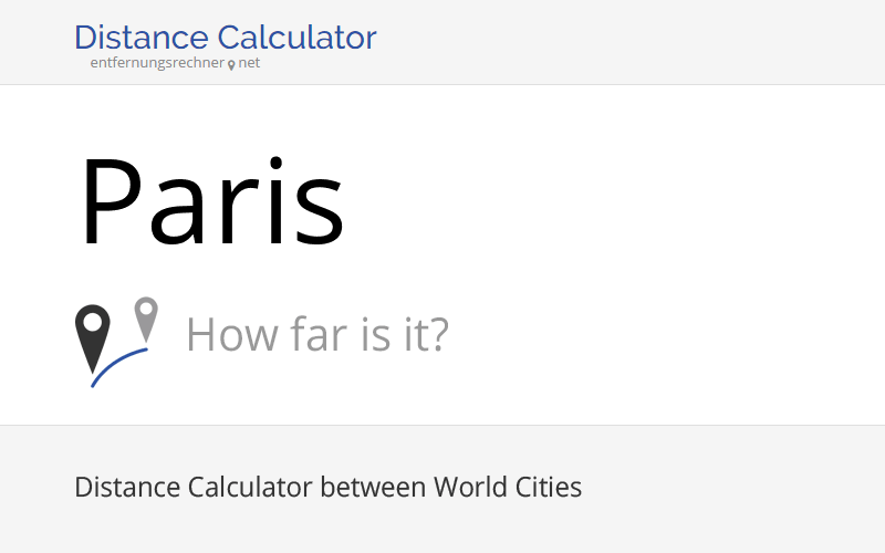 Where is Paris, France located? Distance, Country & Map