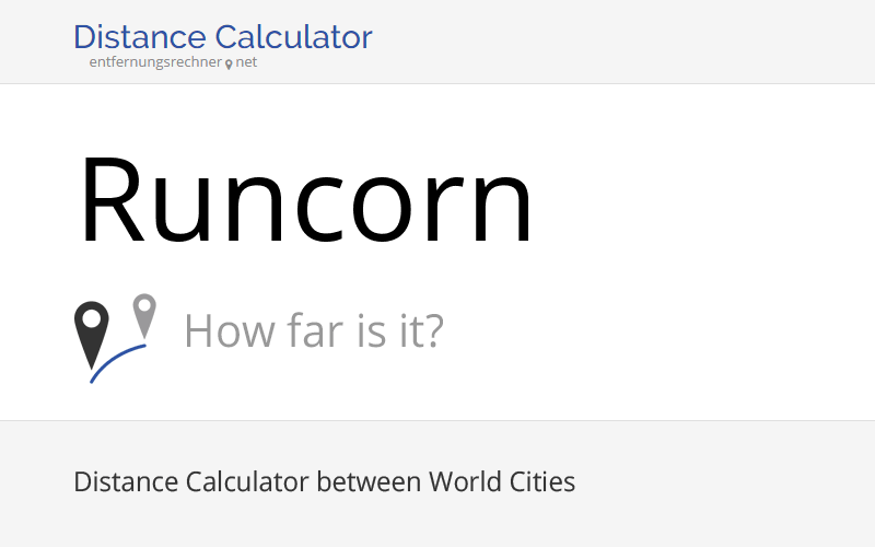 Where is Runcorn, United Kingdom located? Distance, Country & Map