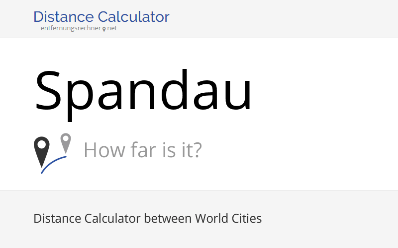 Where is Spandau, Germany located? Distance, Country & Map