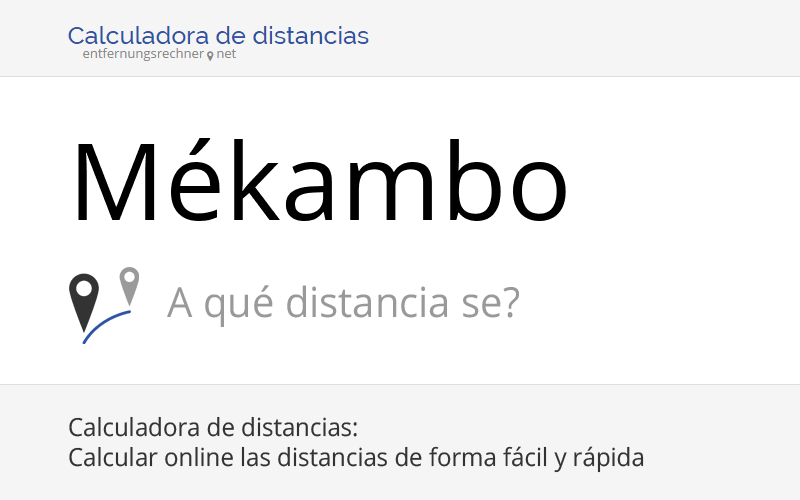 ¿Dónde está Mékambo, Gabón? Distancia, País y Mapa