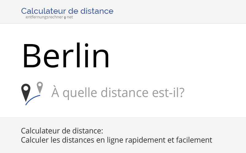 O se trouve Berlin Allemagne Distance pays et carte O se trouve Berlin Allemagne Distance pays et carte